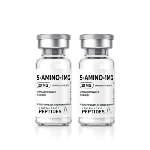 5-Amino-1MQ research vials, 559 Peptide Supply