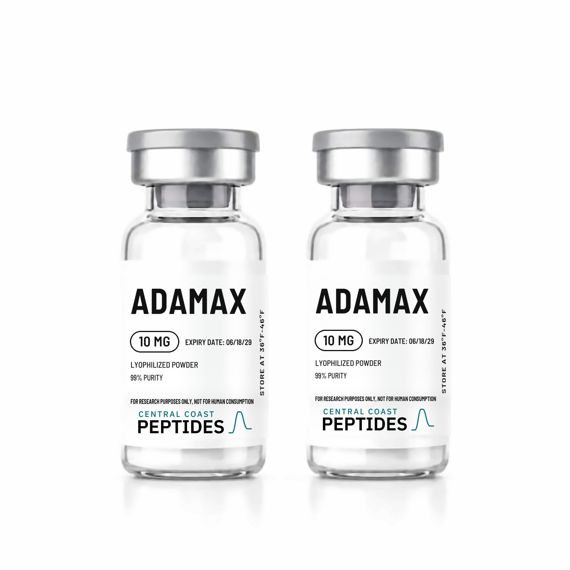 Adamax 10 mg research vials, 559 Peptide Supply