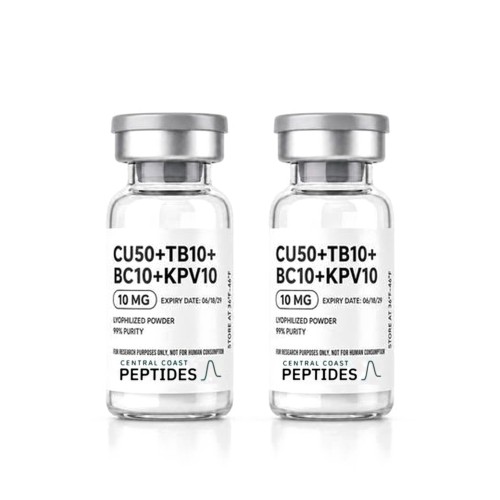 CU50 + TB10 + BC10 + KPV10 80 mg research vials, 559 Peptide Supply