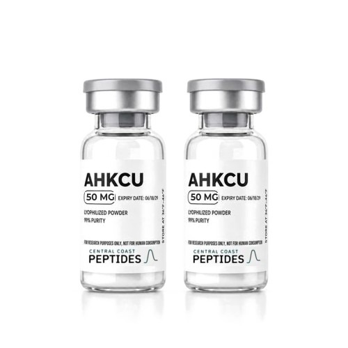 AHKCU 50 mg research vials, 559 Peptide Supply