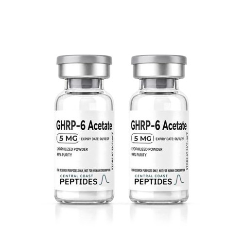 GHRP-6 Acetate 5 mg research vials, 559 Peptide Supply