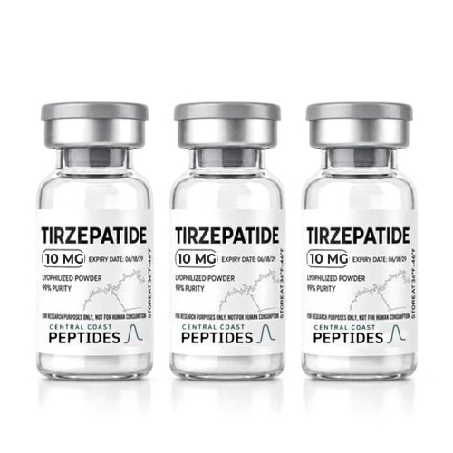 Tirzepatide 10 mg research vials, 559 Peptide Supply